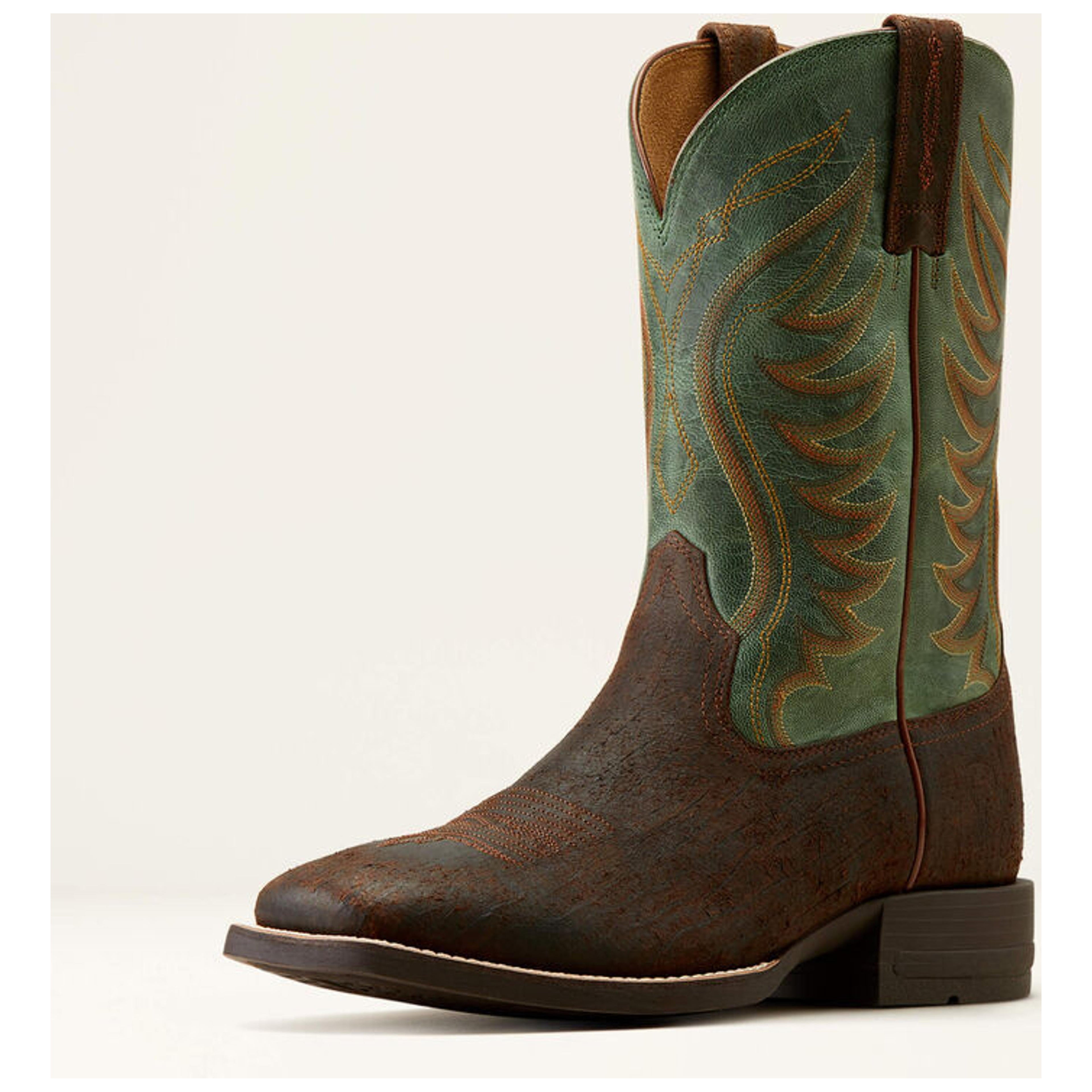Ariat Mens Amos Rokwd Brn/Srf Grn-10050871