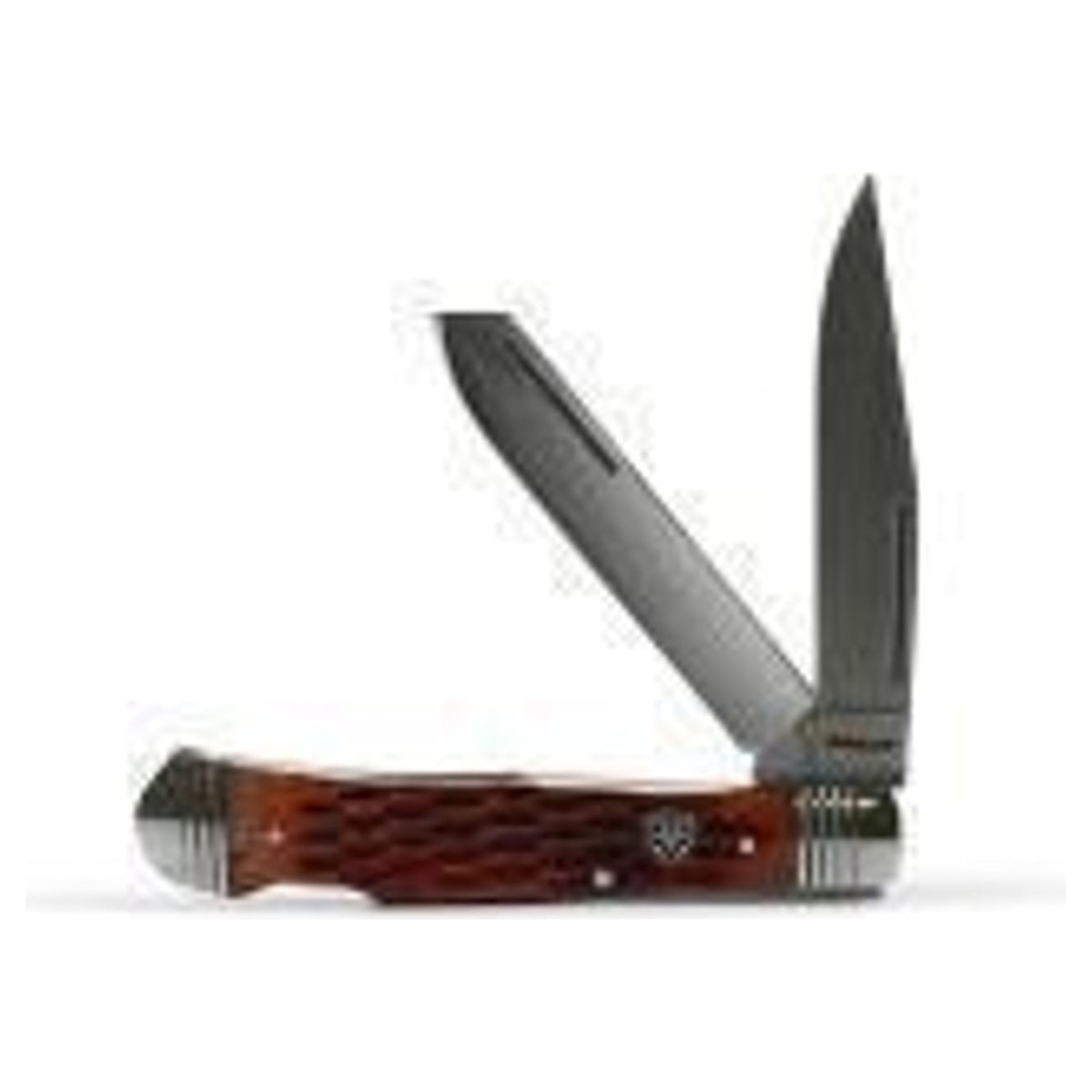 Ariat Mens Folding Knife Muskrat Double Blade Brown-A710010902