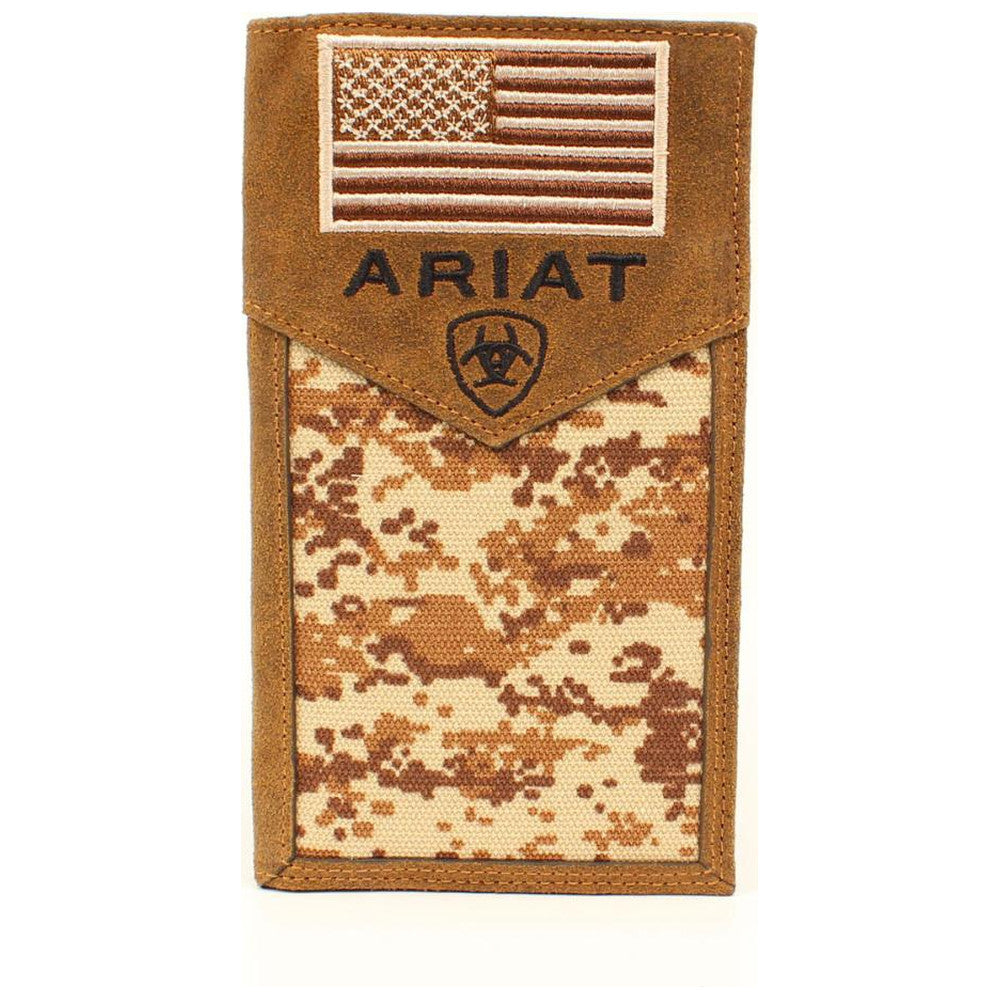 Ariat Rodeo Tan Camo Flag-A3536444