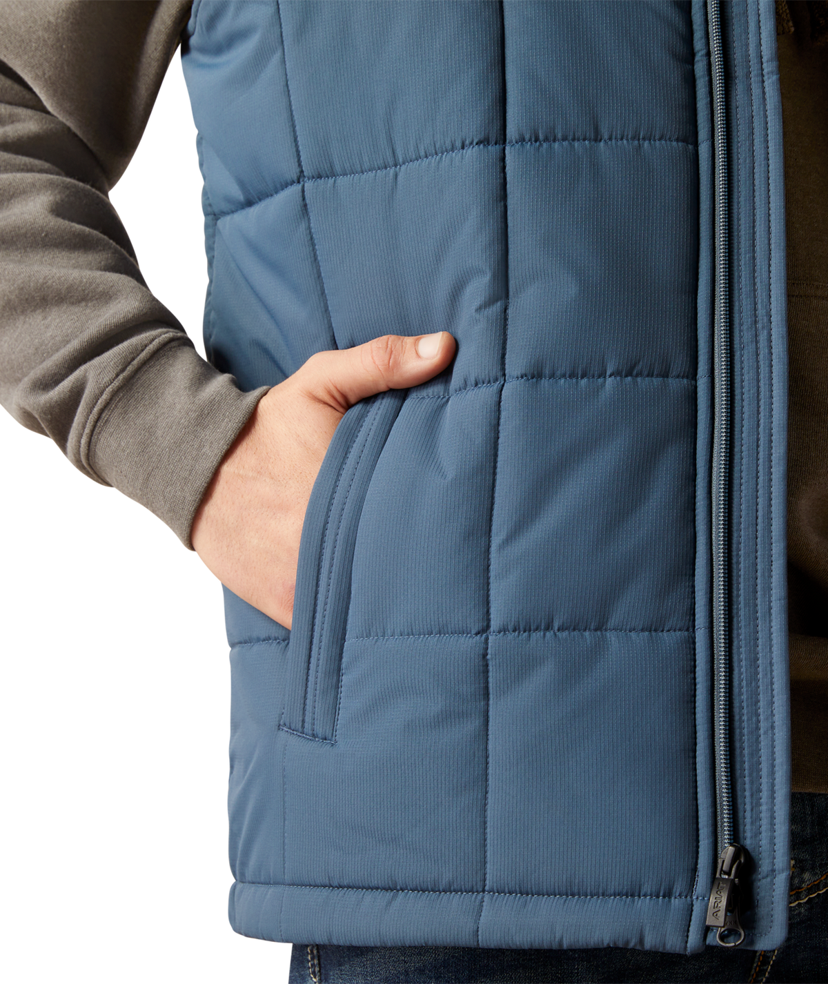 Ariat Mens Crius Insulated Vest 10046735 - STEELY