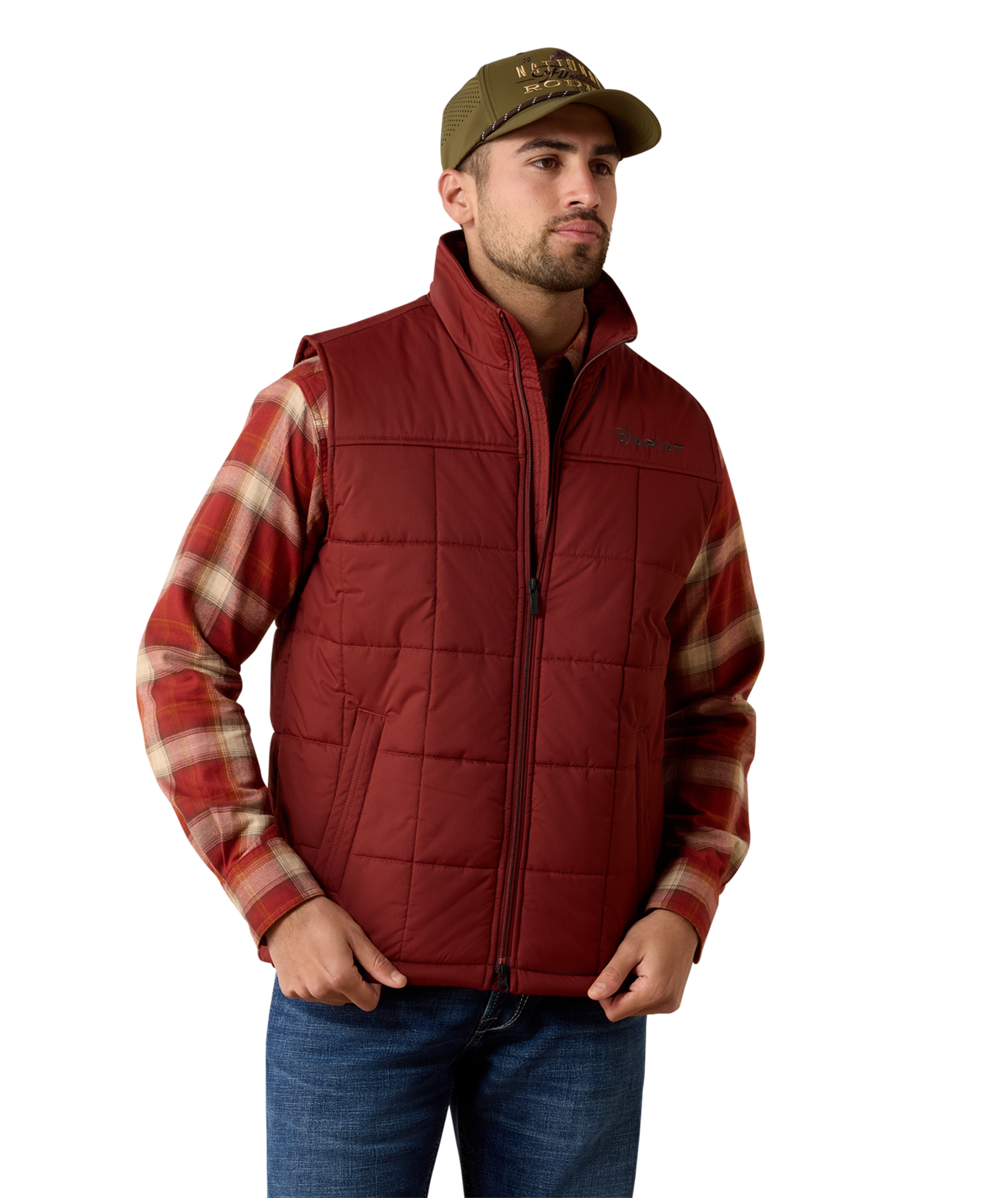 Ariat Mens Crius Insulated Vest 10079356 - MADDER BROWN
