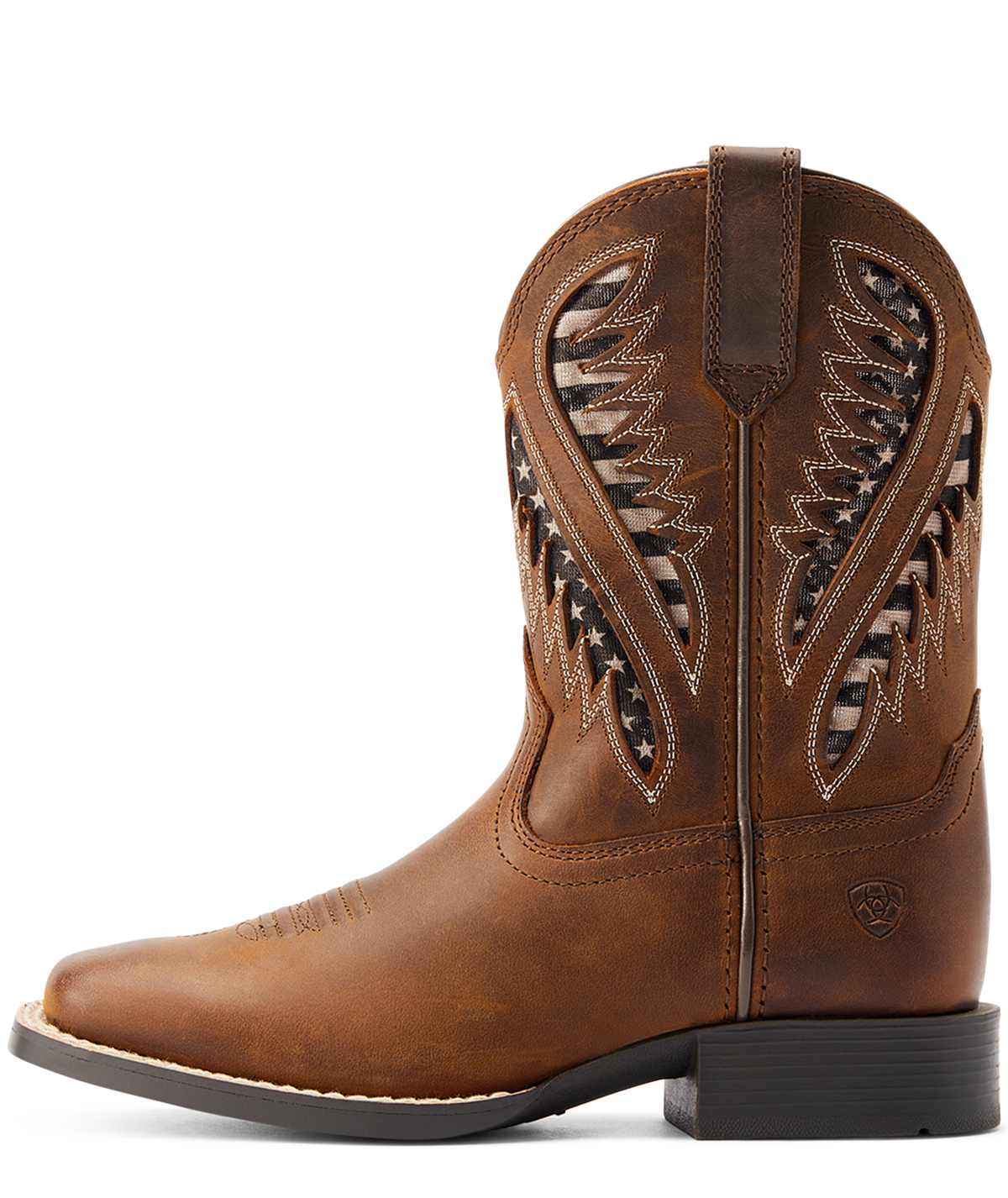 Ariat Youth Quickdraw VentTEK Wide Square Toe Western Boot - 10044485