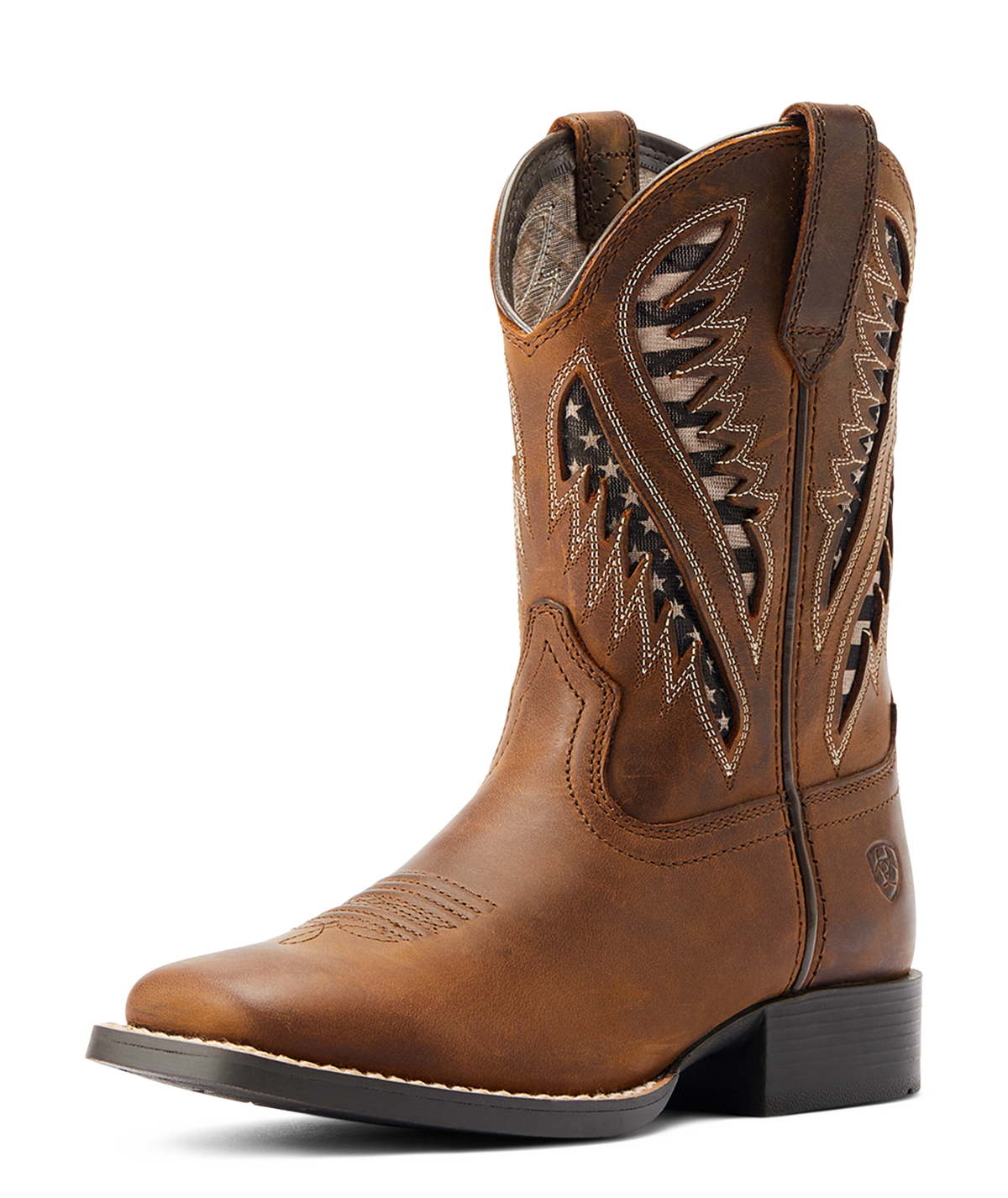 Ariat Youth Quickdraw VentTEK Wide Square Toe Western Boot - 10044485