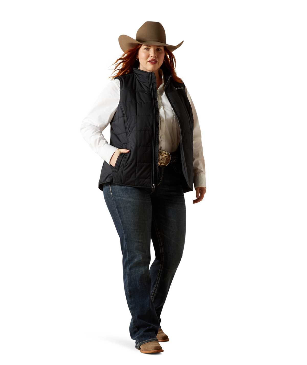 Ariat Womens  REAL Crius Vest 10032984 - BLACK