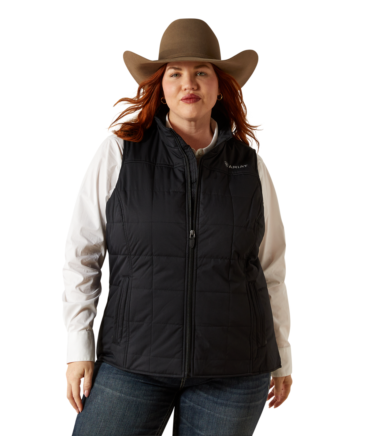 Ariat Womens  REAL Crius Vest 10032984 - BLACK