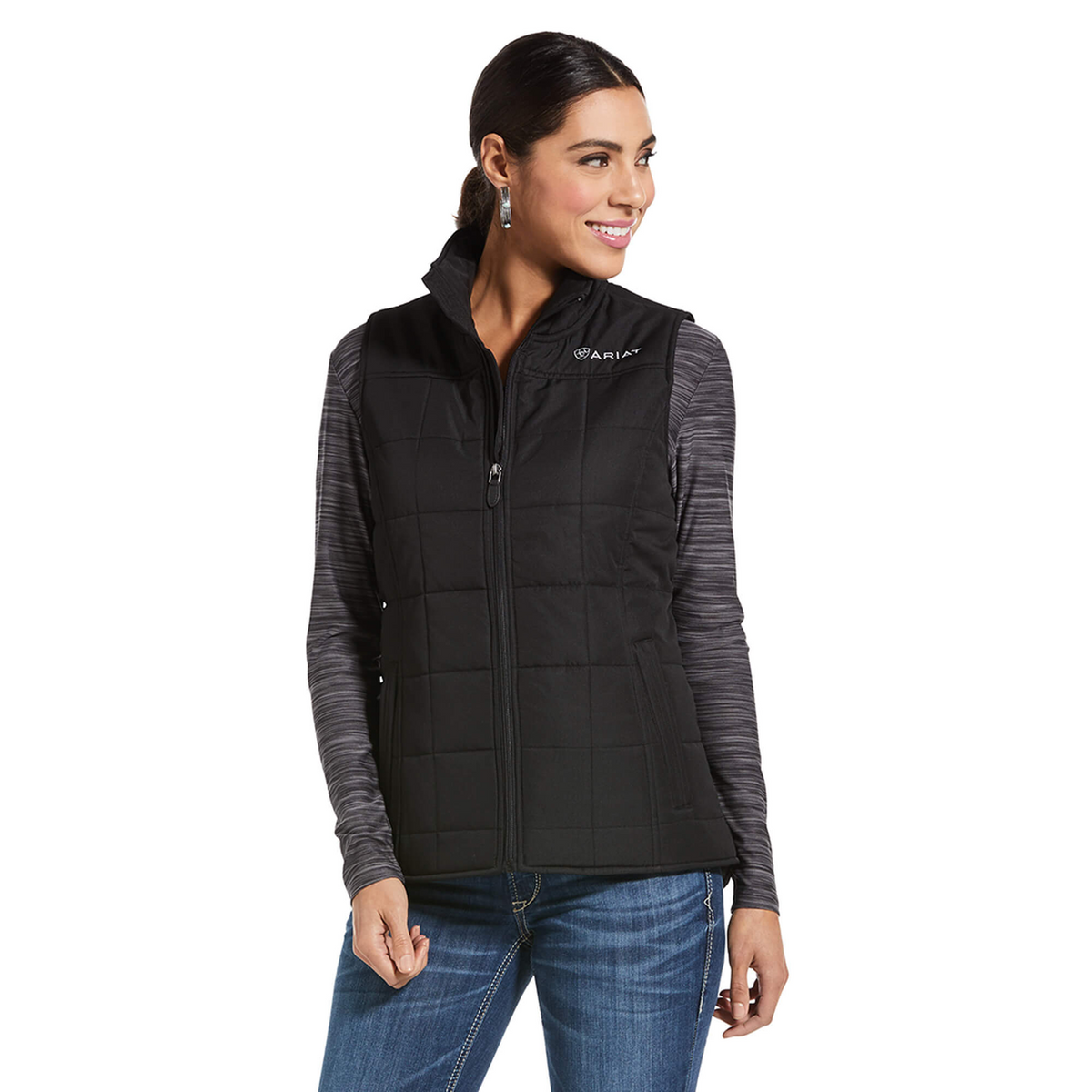 Ariat Womens  REAL Crius Vest 10032984 - BLACK