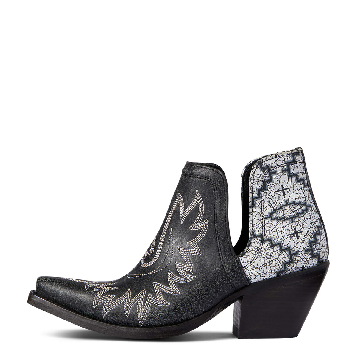 Ariat Womens Pendleton Dixon Dstrsd Blk/kva-10038475