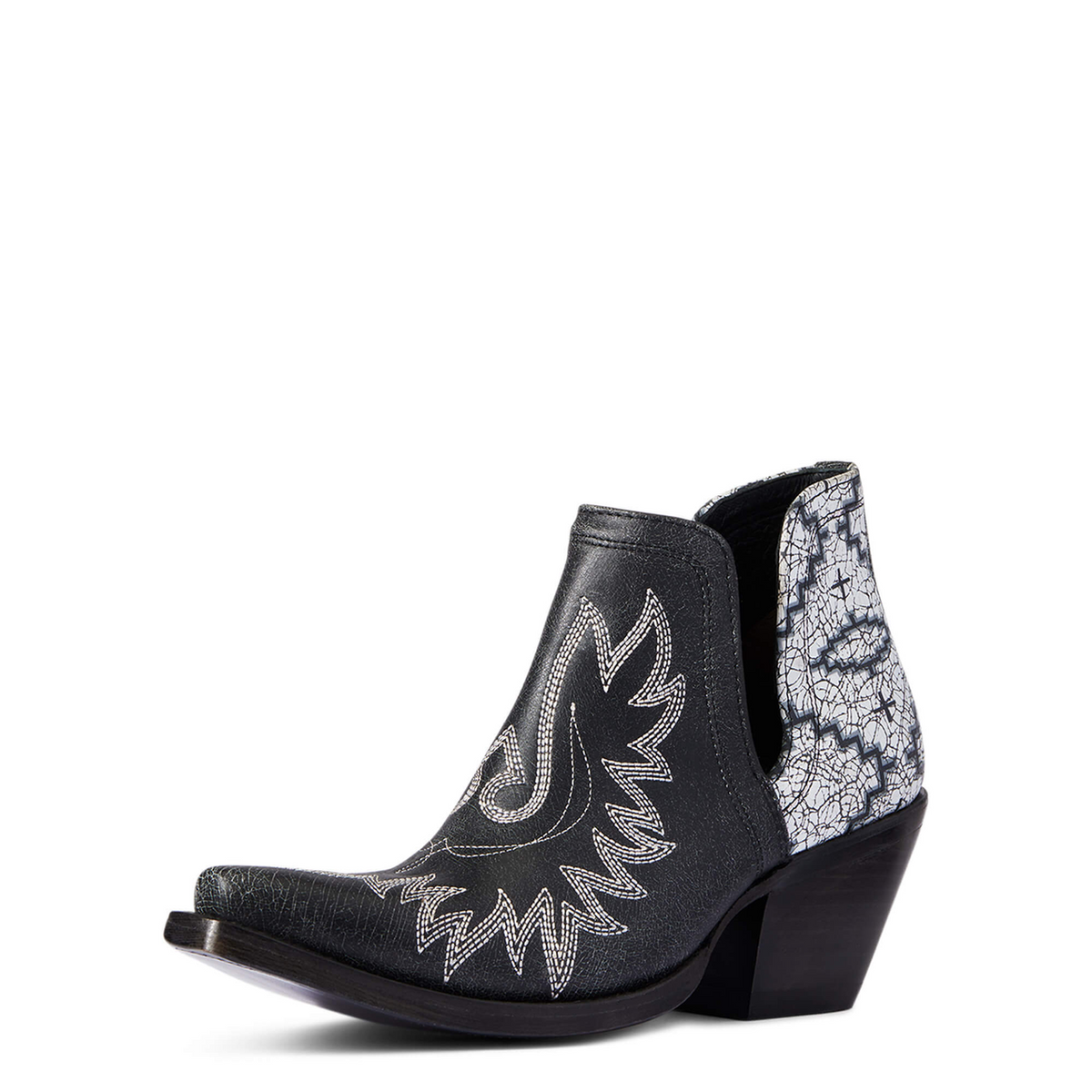 Ariat Womens Pendleton Dixon Dstrsd Blk/kva-10038475