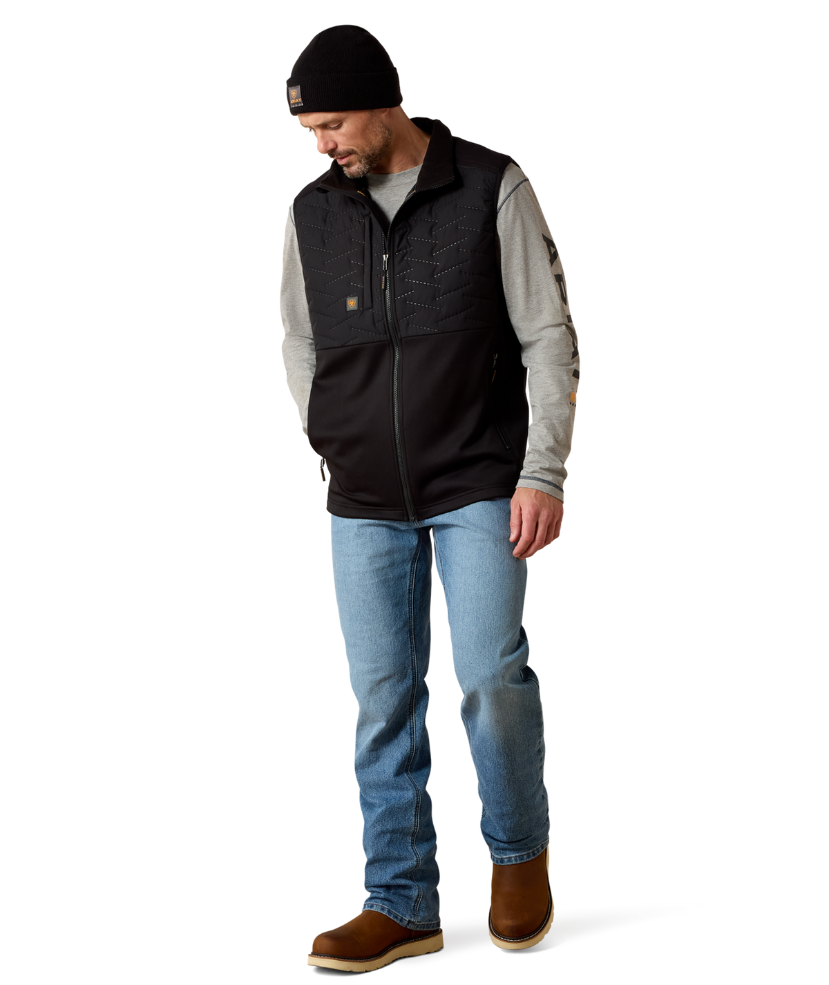 Ariat Mens Rebar Cloud 9 Vest 10041503 - BLACK
