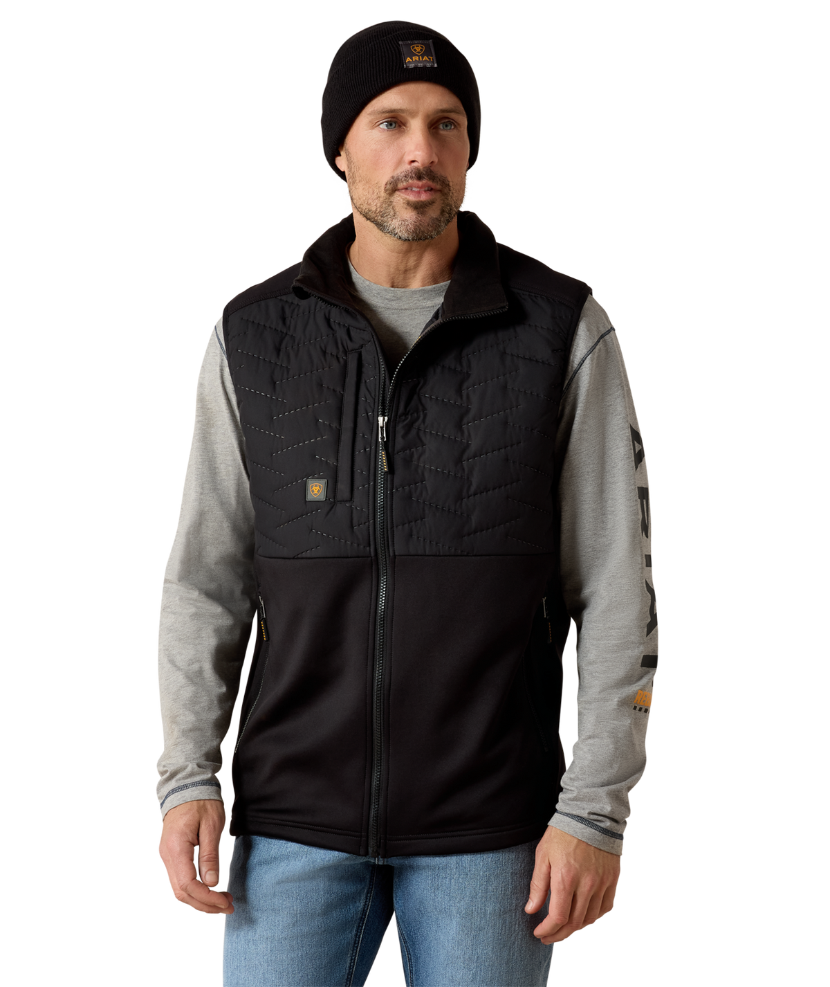 Ariat Mens Rebar Cloud 9 Vest 10041503 - BLACK