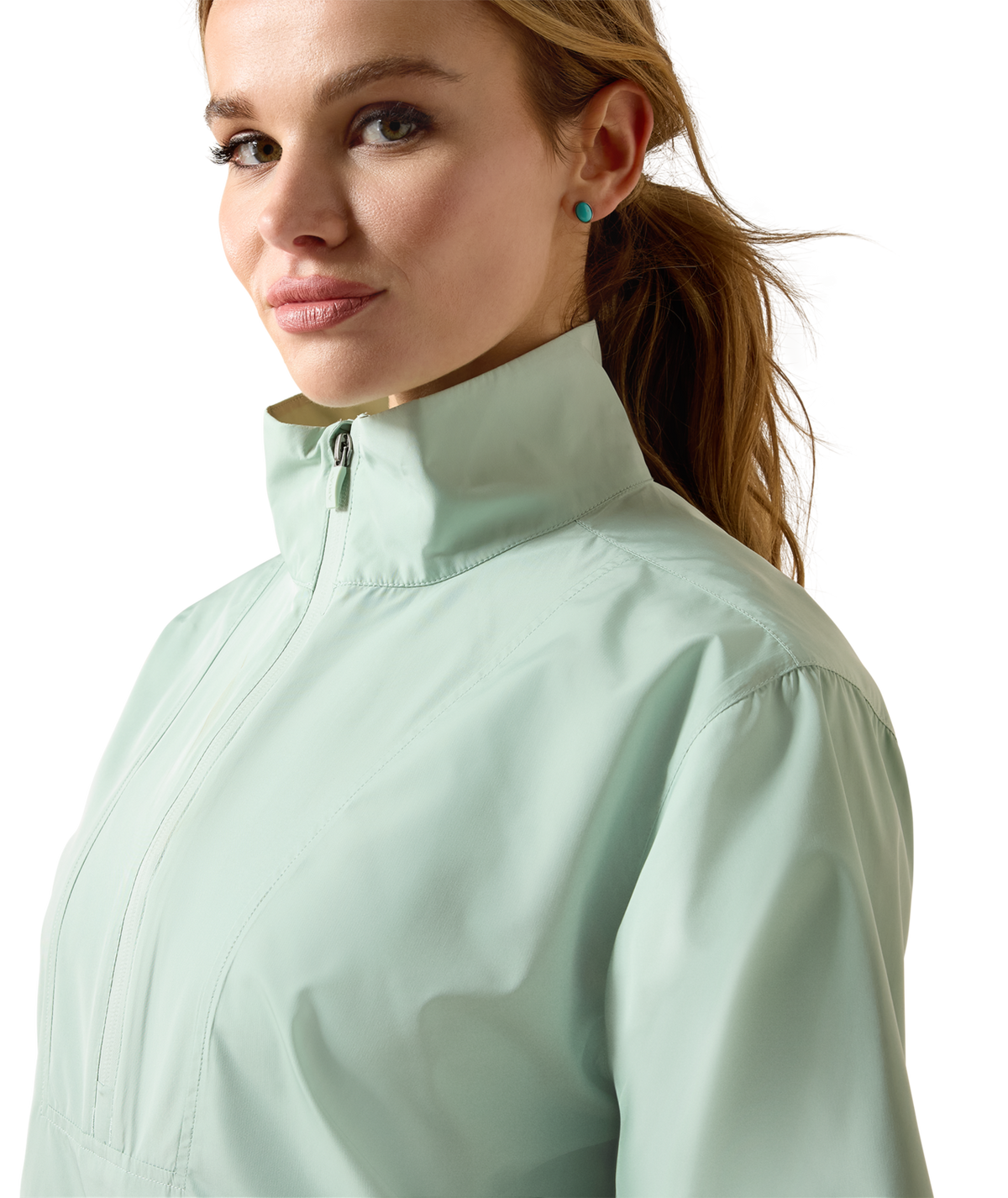 Ariat Womens  Whisper Pullover Jacket 10071264 - SILT GREEN