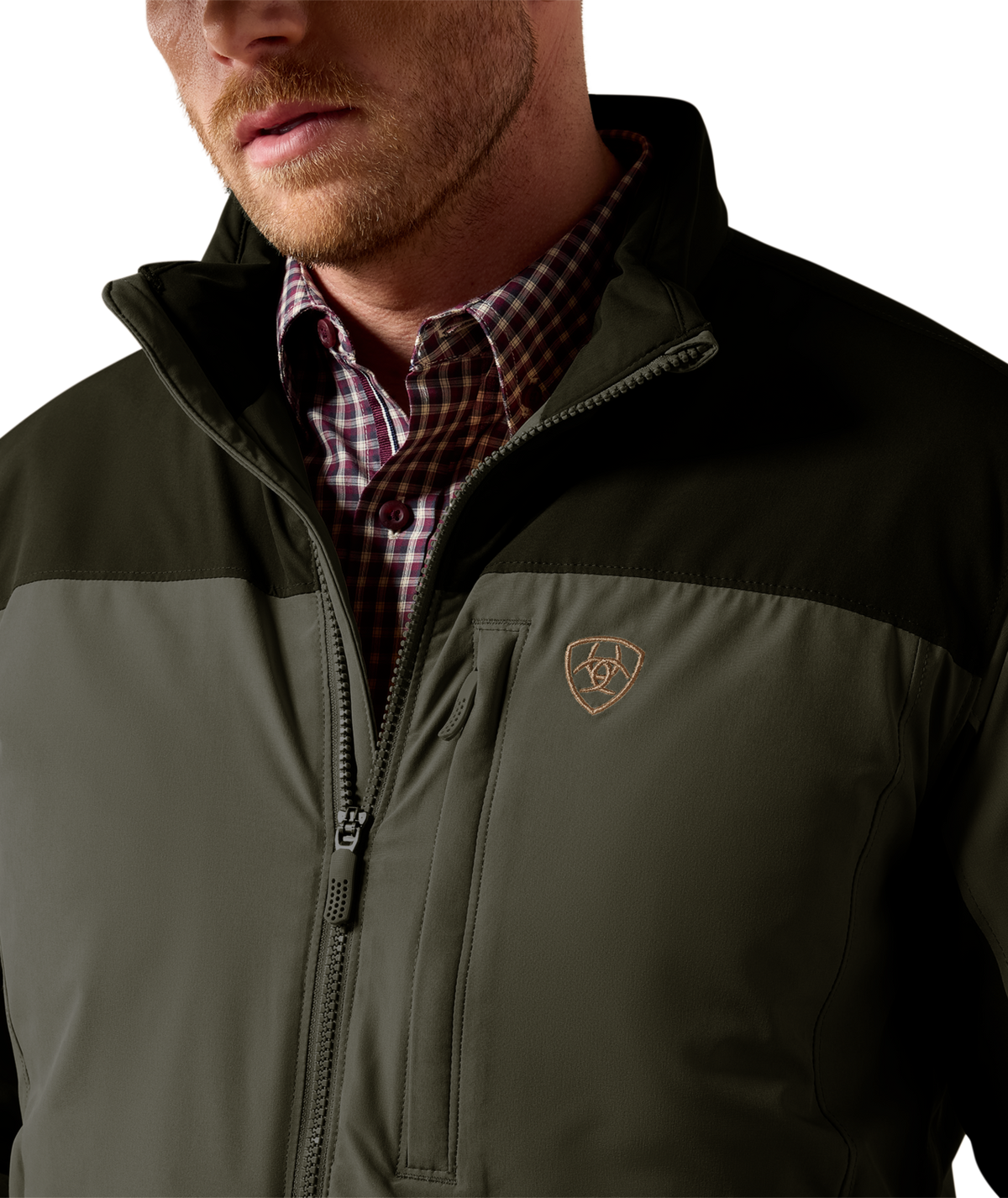 Ariat Mens Pioneer Stretchshell Jacket 10079401 - FOREST NIGHT