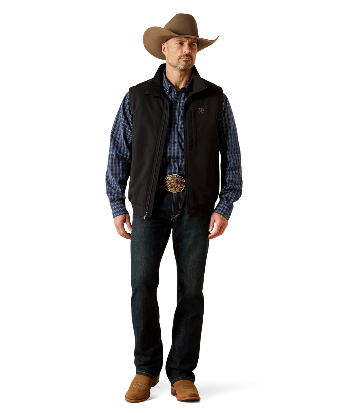 Ariat Mens Field Insulated Vest 10062517 - BLACK