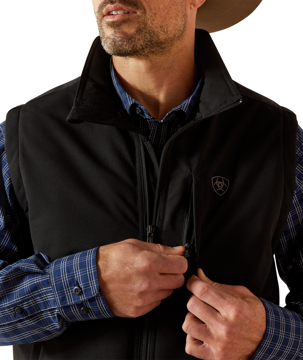 Ariat Mens Field Insulated Vest 10062517 - BLACK