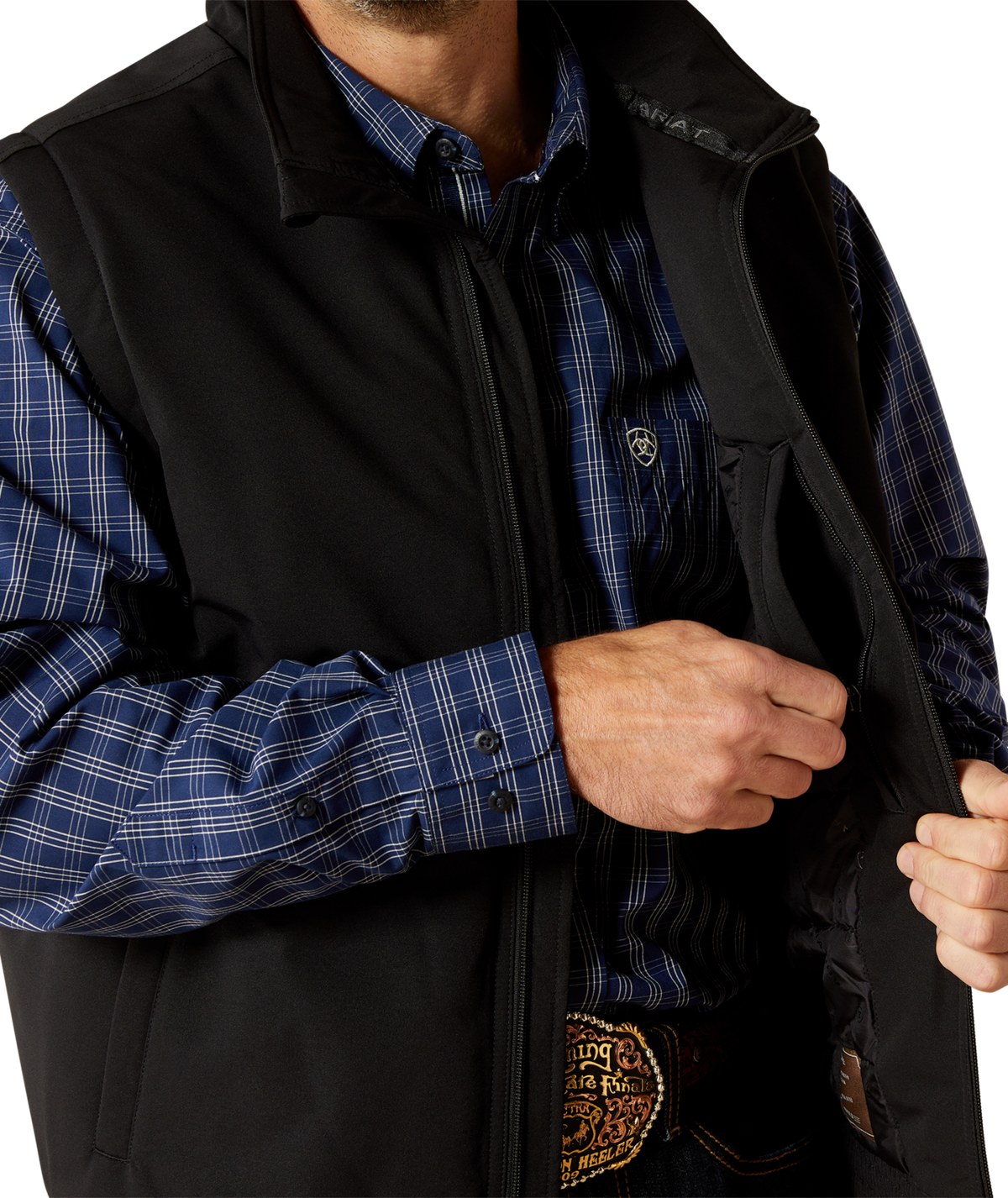 Ariat Mens Field Insulated Vest 10062517 - BLACK