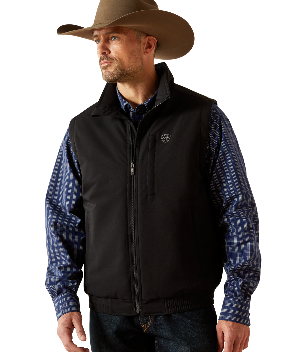 Ariat Mens Field Insulated Vest 10062517 - BLACK