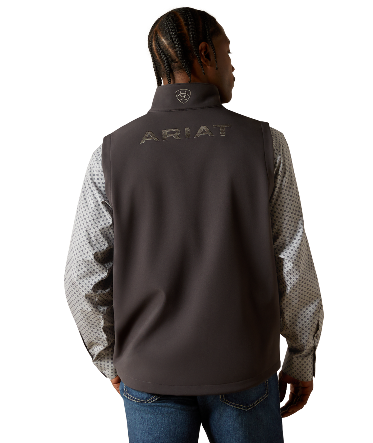 Ariat Mens Logo Softshell Vest 10062589 - PHANTOM