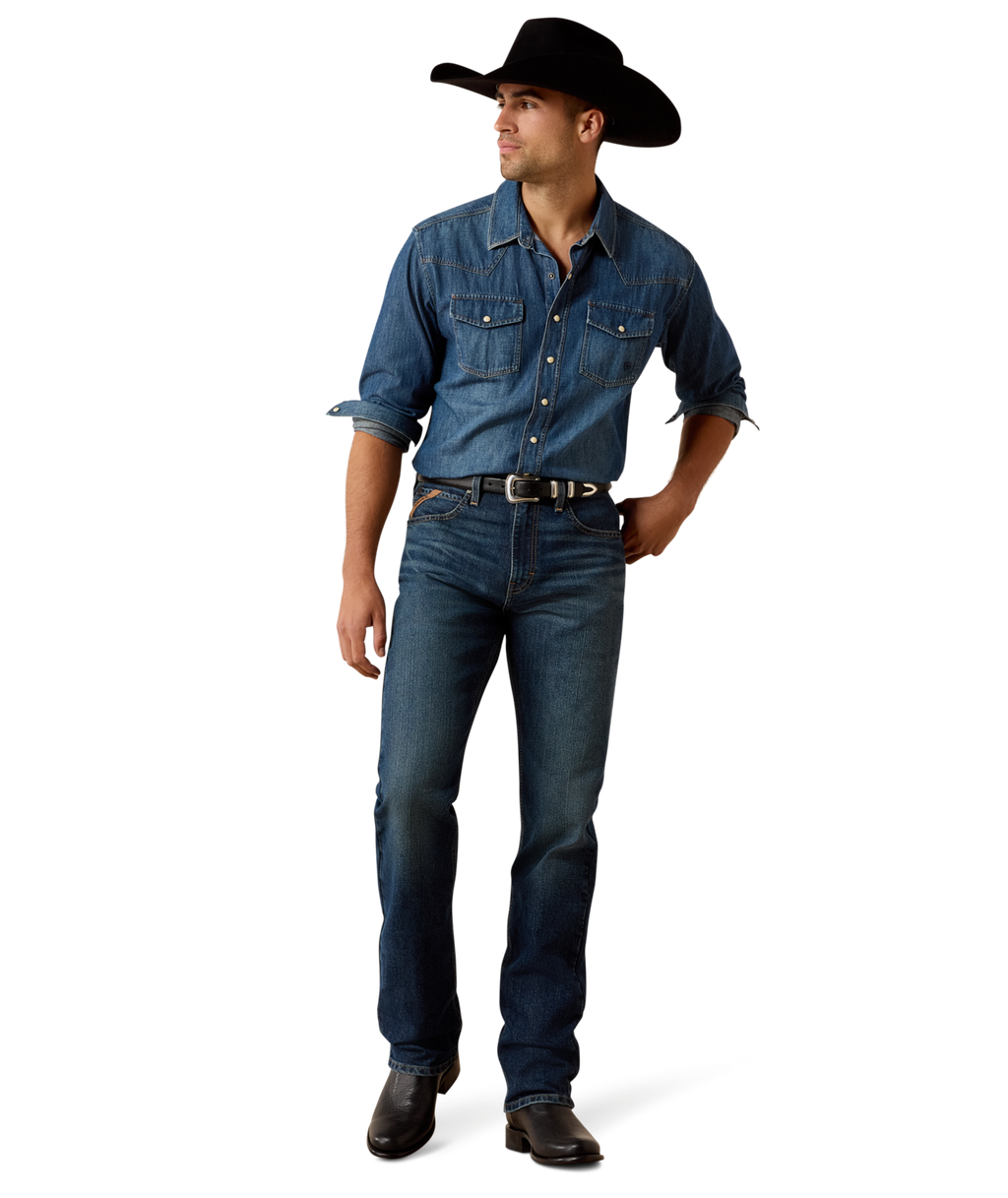 Ariat Mens M7 Slim Pro Series Ray Straight Encinitas Jeans 10073015 - view 5