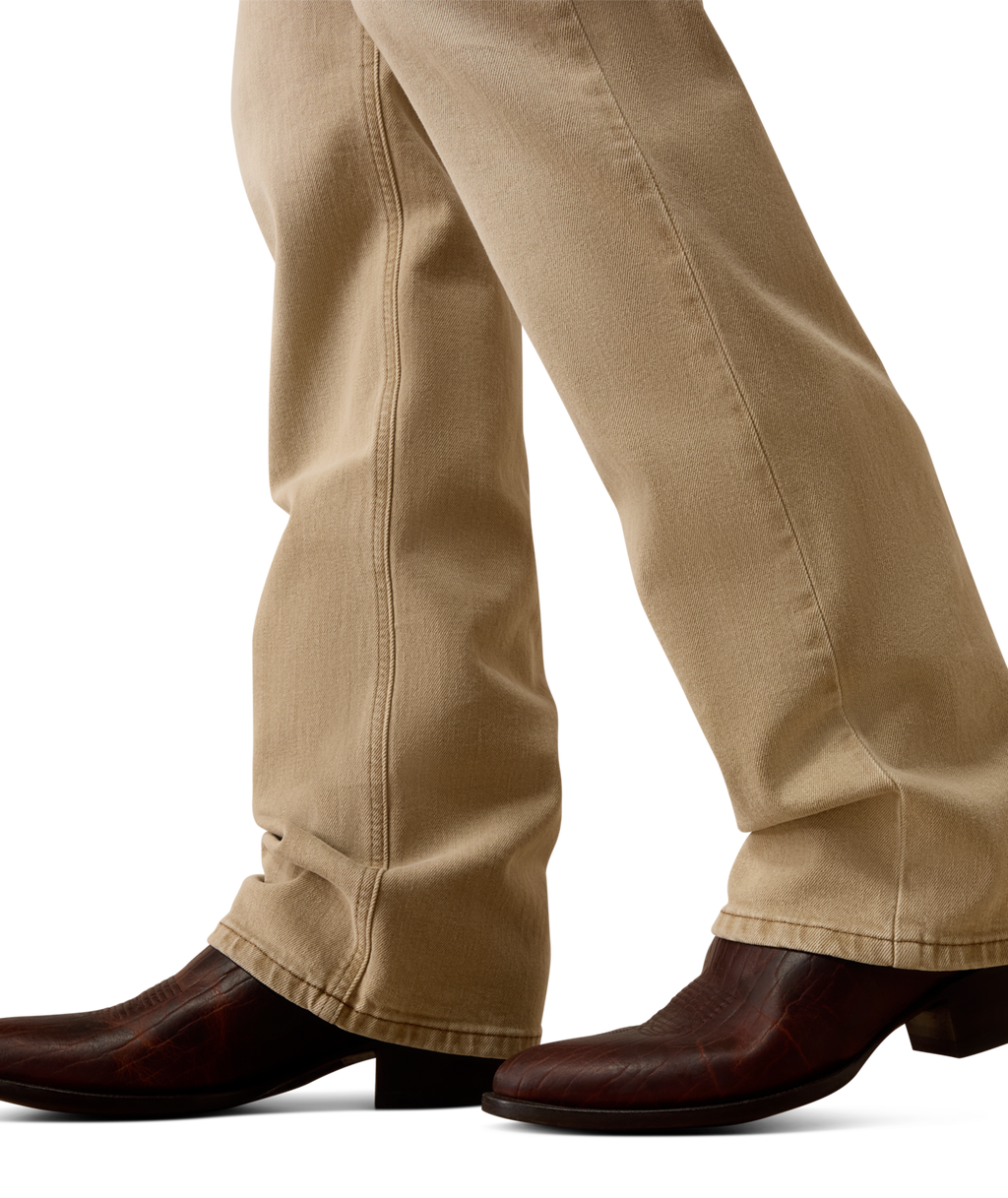 Ariat Mens M4 Relaxed Grizzly Boot Cut Cedar Brown Jeans 10079096 - view 4