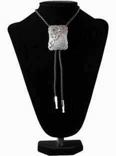 M&F Western Bolo Flower Stone