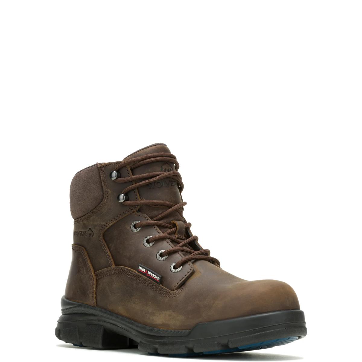 Wolverine Mens DuraShock SR Icon Work Boot Dark Brown - view 3