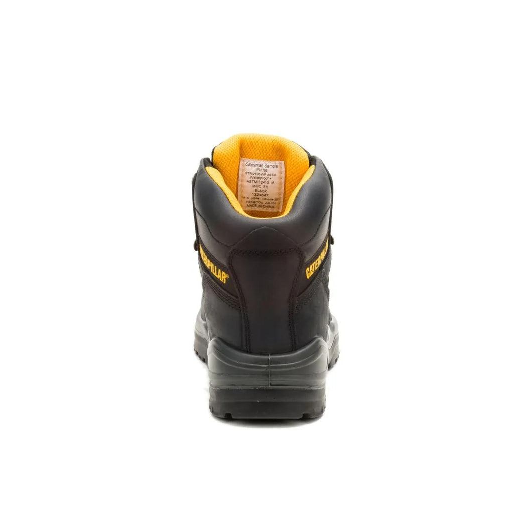 Caterpillar Mens Cat Striver Waterproof Steel Toe - Black - view 6
